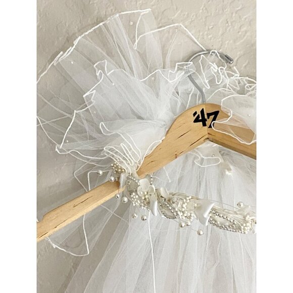 Unbranded Crown Embellished Wedding Veil - OS - Picture 2 of 10
